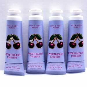 Bath & Body Works SWEETHEART CHERRY Hand Cream, 1 fl oz (4 pcs)